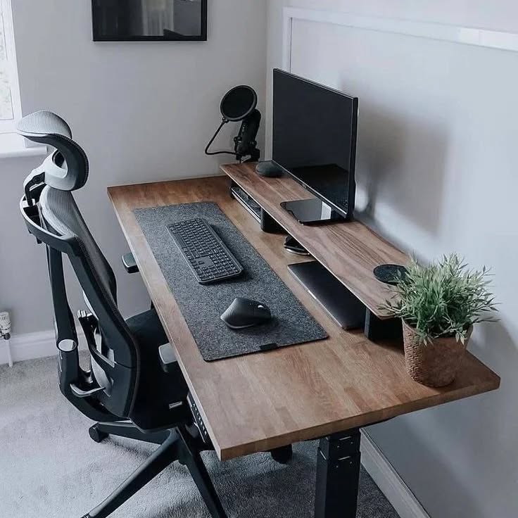 میزکار چوبی و فلزی